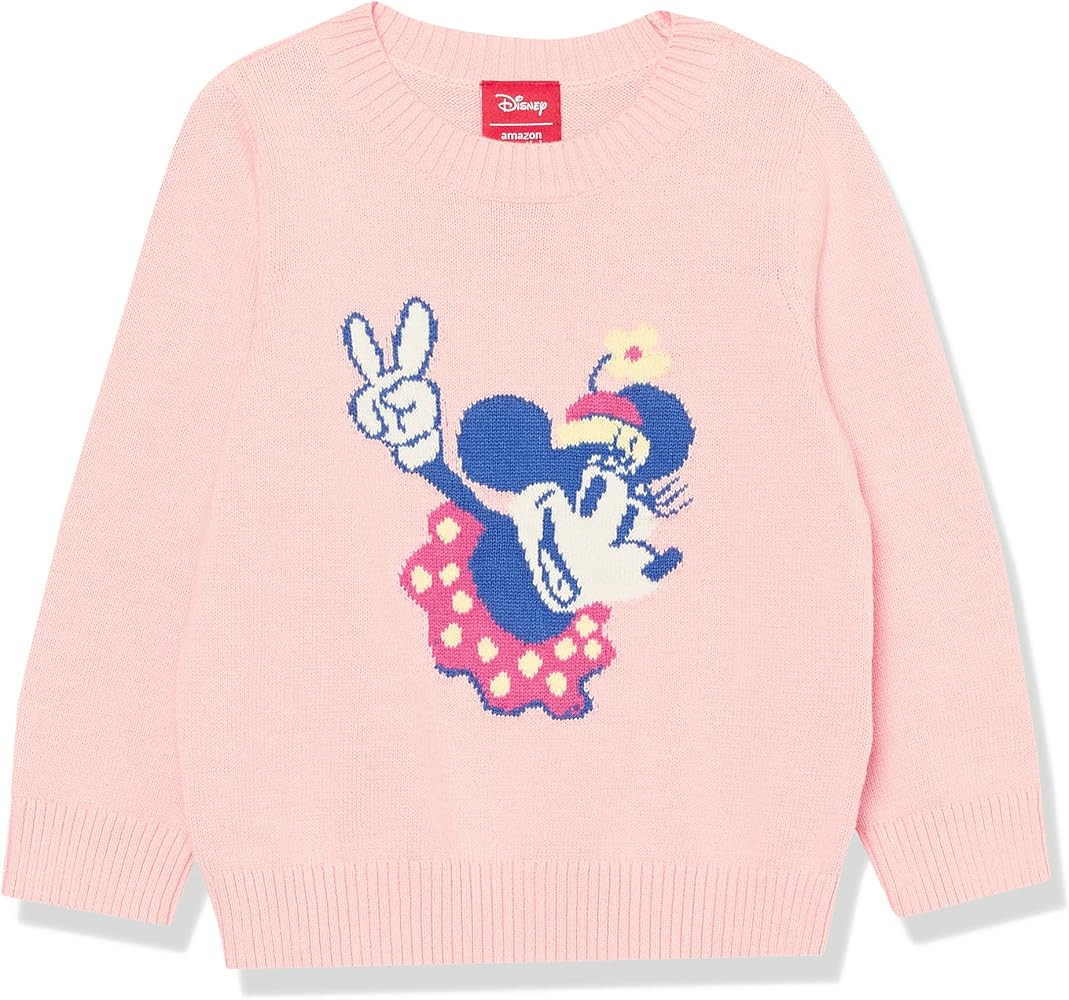 Amazon Essentials Disney | Marvel | Star Wars | Princess Girls and Toddlers' Crewneck Sweaters | Amazon (US)