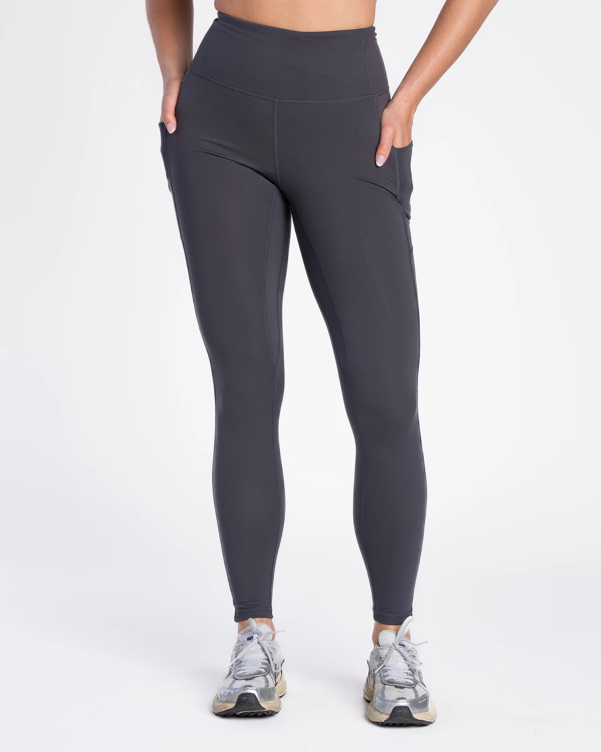 Skin High Waisted Vinyasa Leggings (Multi-Lengths) - Magnet S / 28 in. | Senita Athletics