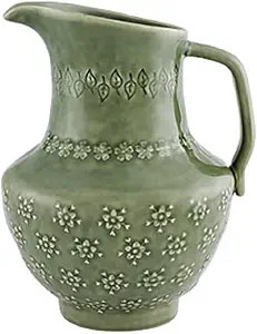 Bordallo Pinheiro Flora Pitcher Grey, Gray | Amazon (US)