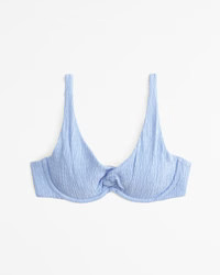 Wide Strap Twist Continuous Underwire Bikini Top | Abercrombie & Fitch (US)