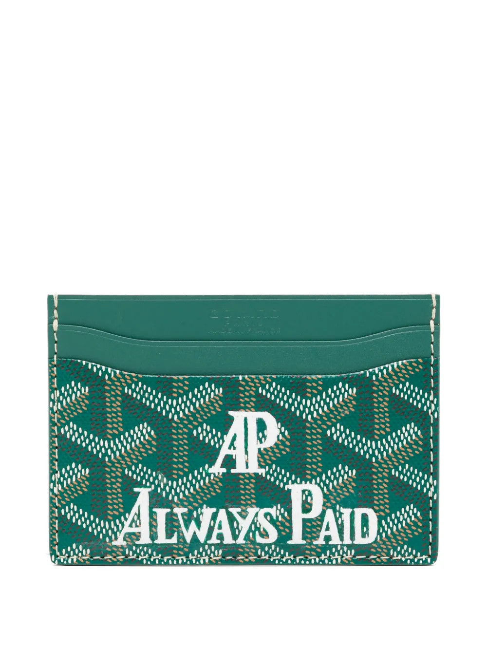 Goyard Pre-Owned Customised Saint-Suplice cardholder - Green | Farfetch Global