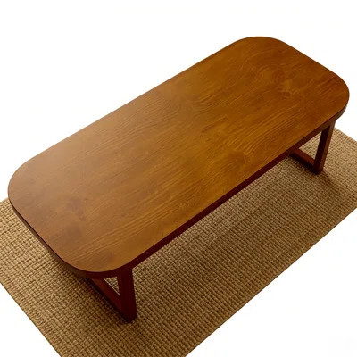 Modern solid wood dining table with rounded corner design | Wayfair North America