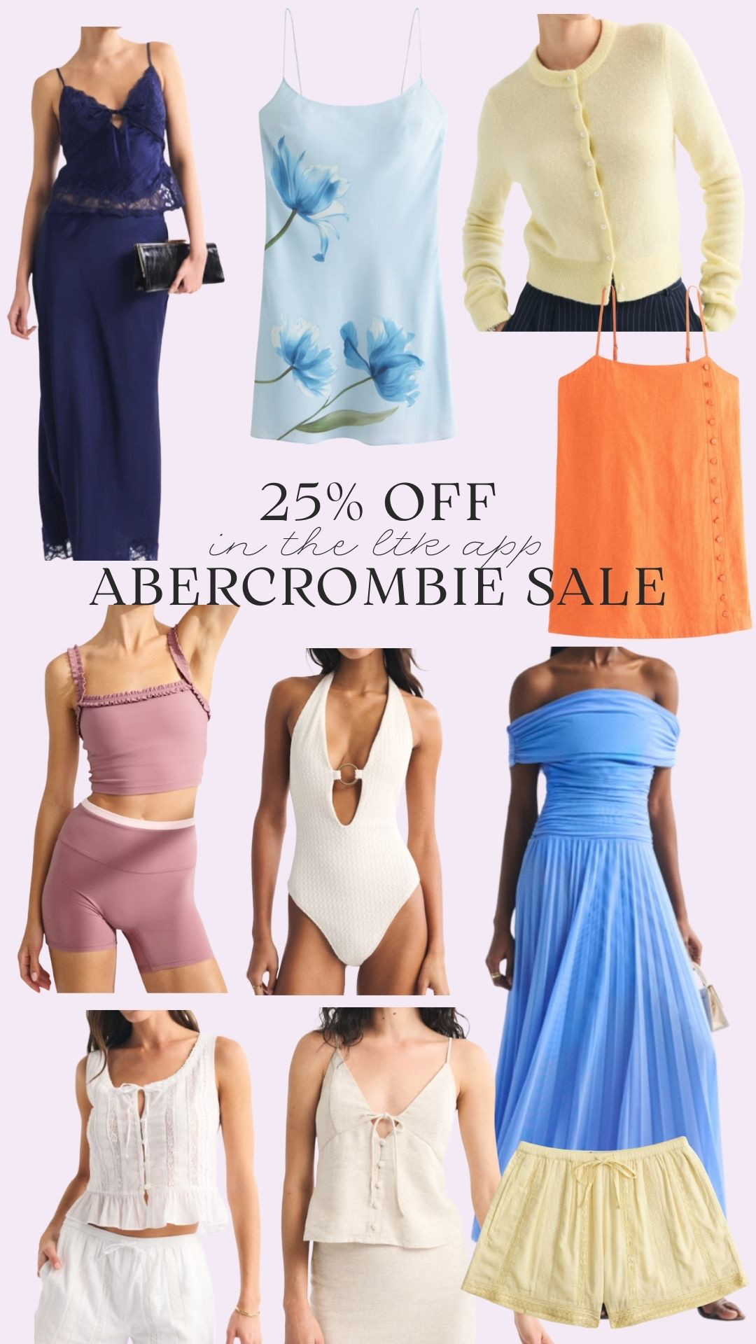 Take 25% off Abercrombie in the LTK app only! Now through this Sunday! I only wore Abercrombie when I went to Europe, so now's the time to stock up on your European Summer essentails! 

 #LTKSpringSale #LTKSaleAlert #LTKTravel