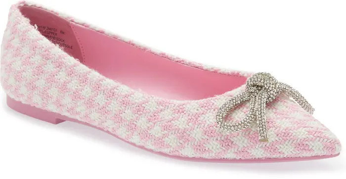 Elina Crystal Bow Ballet Flat | Nordstrom