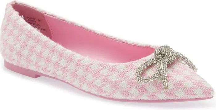 Elina Crystal Bow Ballet Flat | Nordstrom