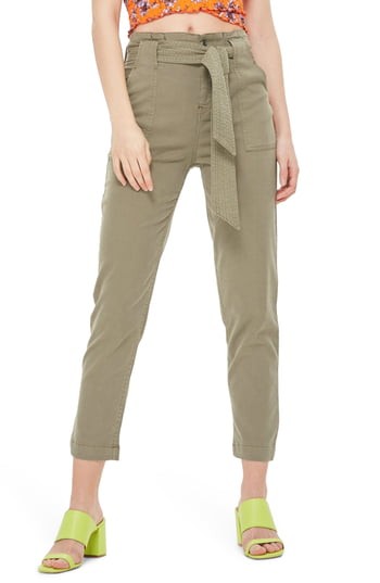 Women's Topshop Popper Utility Trousers | Nordstrom