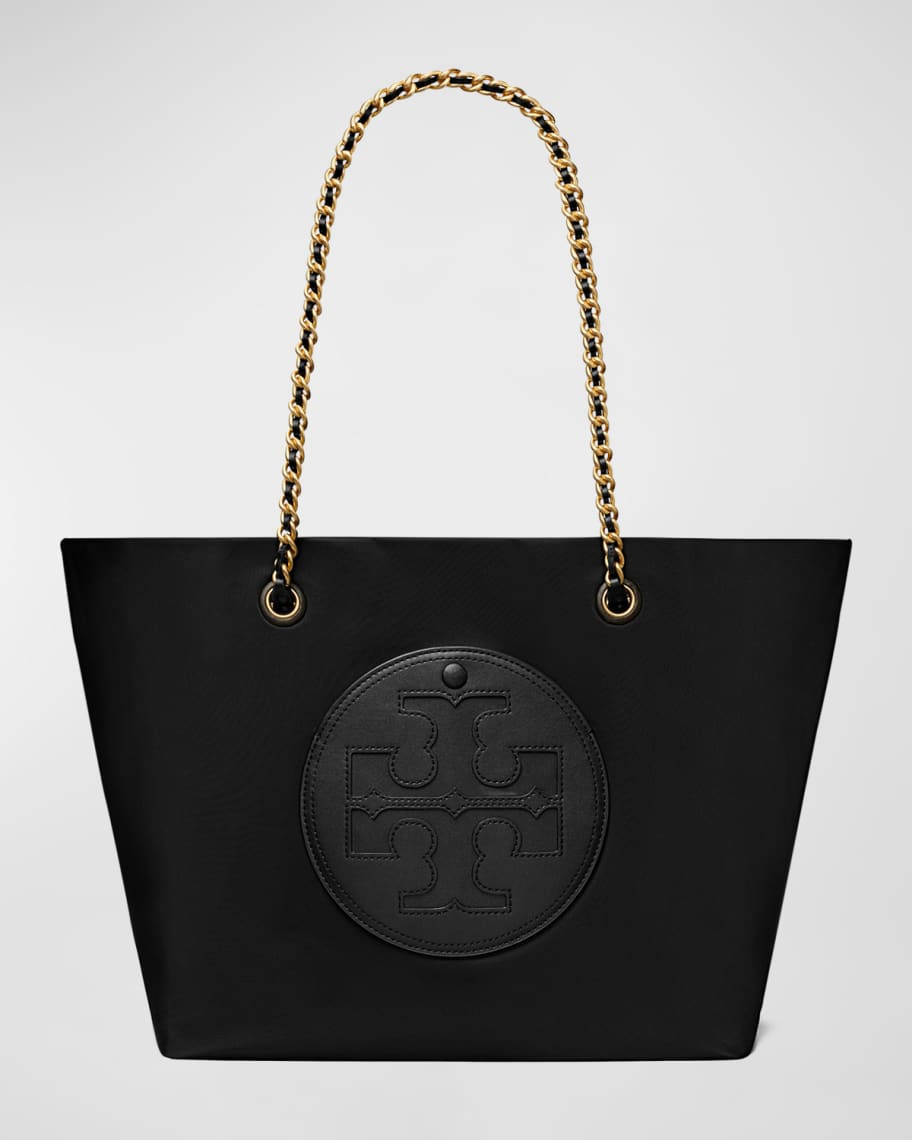 Tory Burch Ella Leather Chain Tote Bag | Neiman Marcus