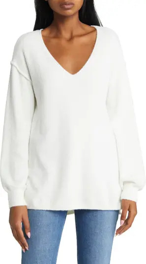 V-Neck Tunic Sweater | Nordstrom