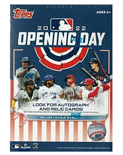 2022 Topps Opening Day Baseball Value Box (22 Packs) | Amazon (US)