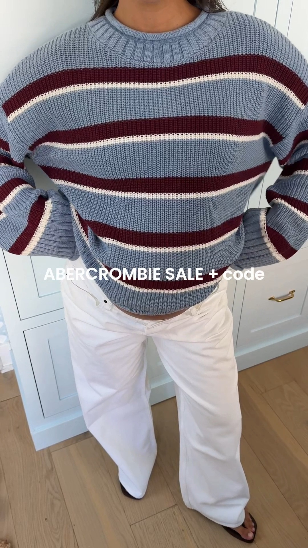 code AFVIVIANE for extra 15% off!!! 

wearing 29 short in jeans
Striped roll neck sweater: small 
Maroon top: small
Grey tee: medium
Striped mock neck: small 
Beige jacket: xs 
White tank: medium 
Brown tank: medium
Brown mock neck sweater: 

code/sale details: 
Denim 20-50% Off. *Offer valid online only August 5, 2026 to August 10, 2026 in US/CA. Excludes clearance. Online price reflects discount.

Extra 20% Off: *Offer valid in stores and online August 5, 2026 to August 10, 2026 in US/CA. Exclusions apply as indicated. Online price reflects discount. 

Promo Code: *Use code AFVIVIANE to get an additional 15% off almost everything in stores and online at checkout from August 5, 2026 to August 10, 2026 in US/CA. Exclusions apply. See details online.

#LTKBump #LTKSeasonal #LTKSaleAlert