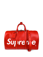 Louis Vuitton Pre-Owned x Supreme 2017 Keepall 45 Duffle Bag