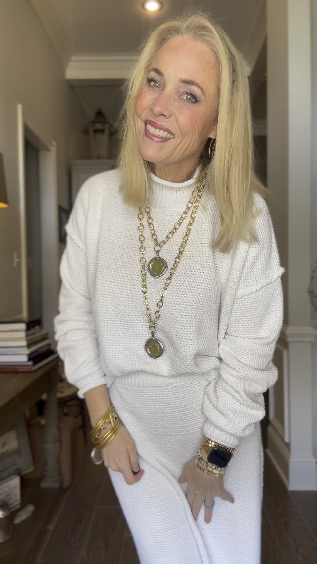 Another great Free People Look for Less. I sized up one to a large for the more oversized look but also own it in the Khaki in a medium both are great. 

Paired it with black fleece-lined tights and Chelsea boots and my everyday jewelry combo of Amazon, Etsy, GORJANA, and Jennifer Ponson Designs

As a reminder for reference, I am 53, 5’8, and 140-ish pounds. I typically wear a size 6/8/medium.. 

#LTKmidsize #LTKsalealert #LTKover40