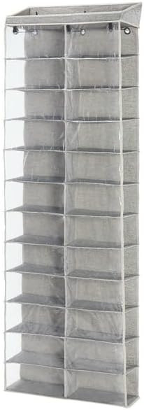 Over-The-Door Closet Shoe Cabinet 24 Shelves, Grey, ZRF-26 | Amazon (US)