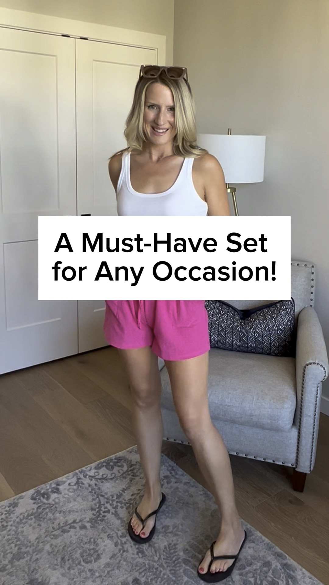 This pink two piece set is versatile and perfect for summer! Wear as a swim cover up or style for on the go!

#LTKFindsUnder50 #LTKStyleTip #LTKSwim