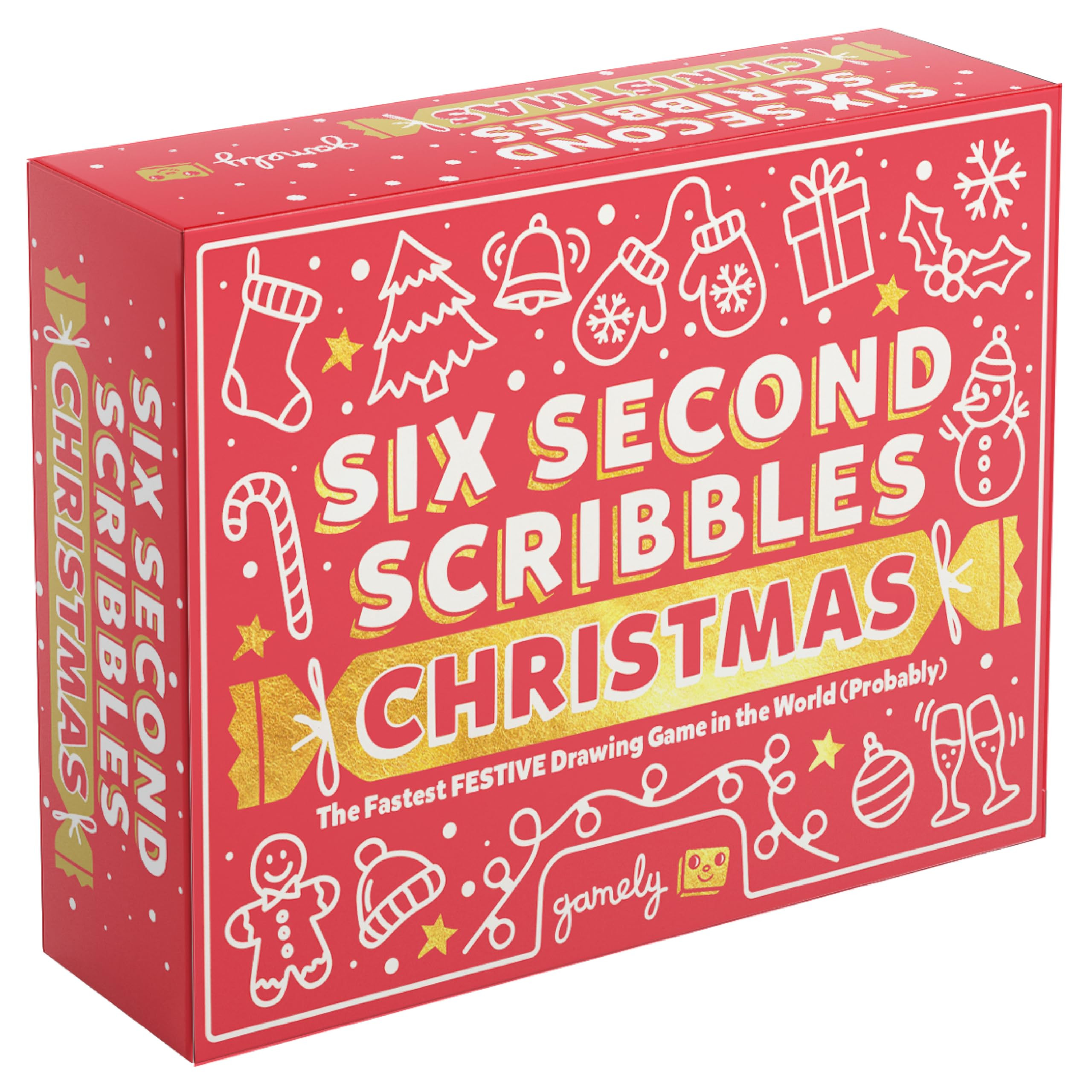 Six Second Scribbles Christmas: The frantically fast and fantastically fun drawing game | A famil... | Amazon (UK)