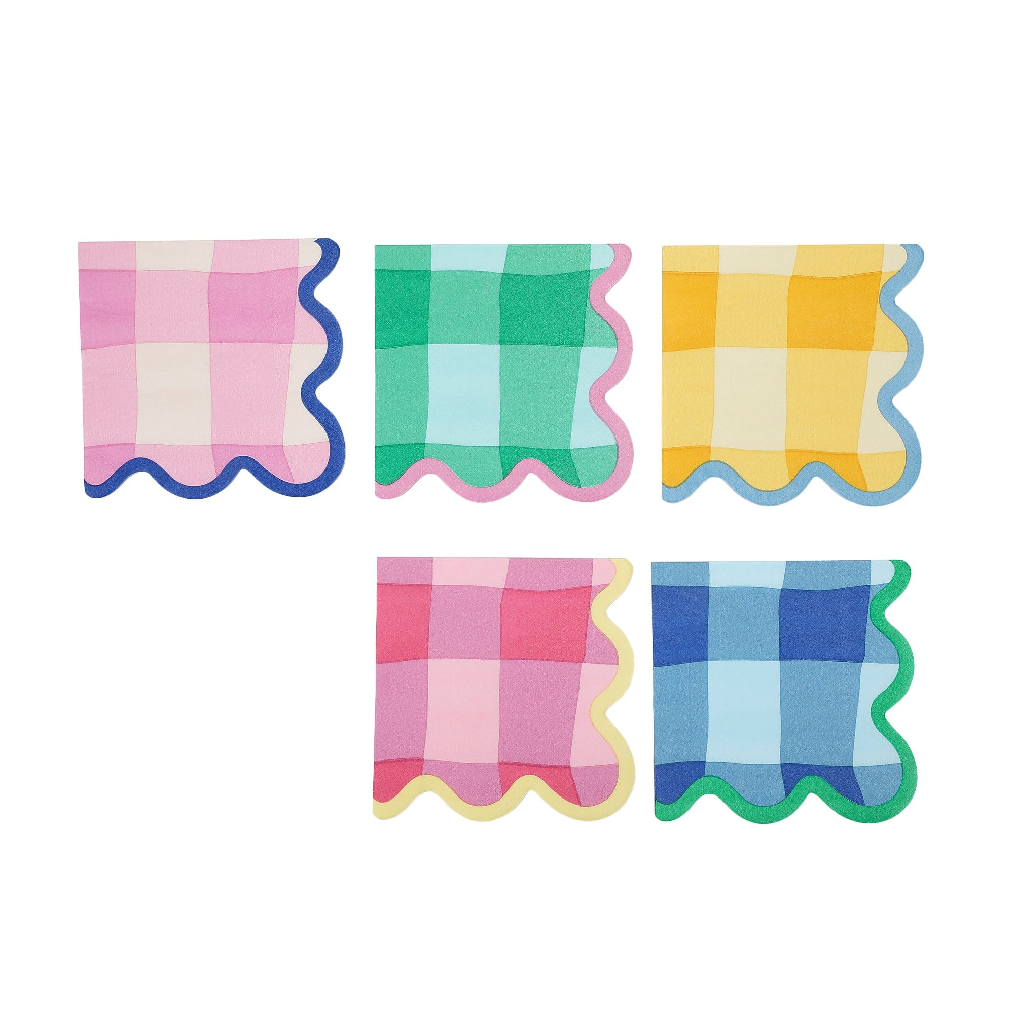 Colowave Gingham Cocktail Napkins (20 ct) | Packed Party
