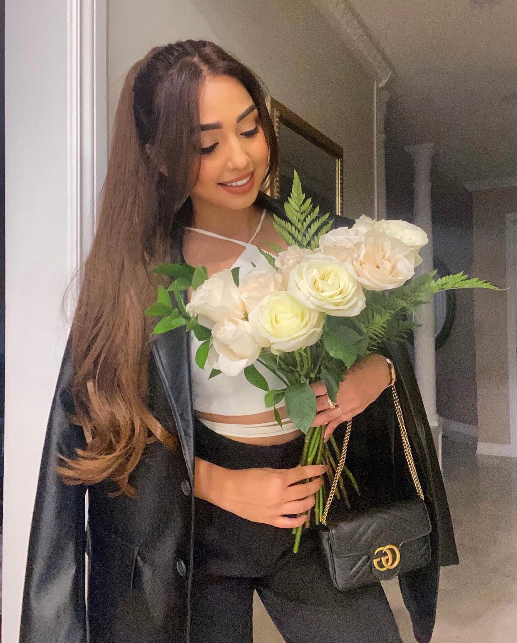 Exact leather blazer and top is from Zara 

#LTKhome #LTKstyletip #LTKfit