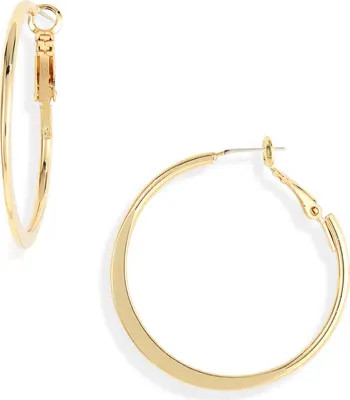 Demifine Tapered Hoop Earrings | Nordstrom