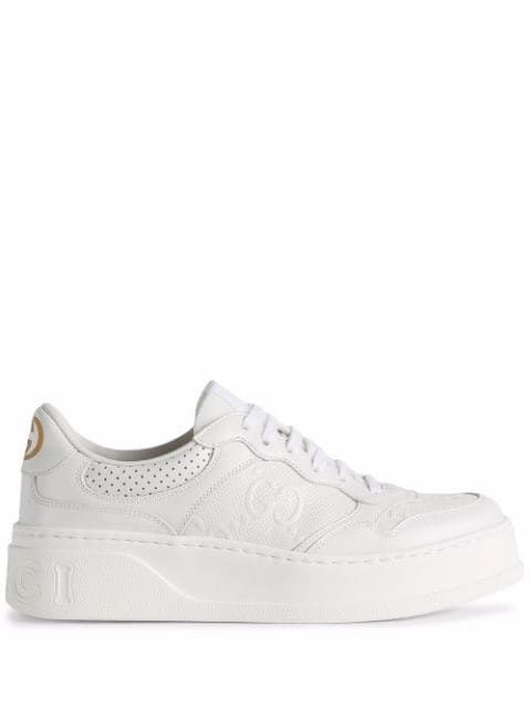 GG embossed low-top sneakers | Farfetch (US)