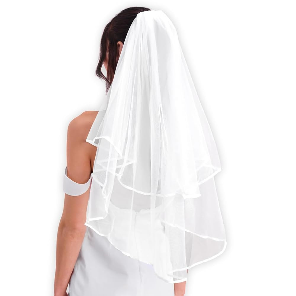 xo, Fetti Bridal Veil | Bachelorette Party Decorations, Bride To Be Gift, Bridal Shower, Wedding | Amazon (US)