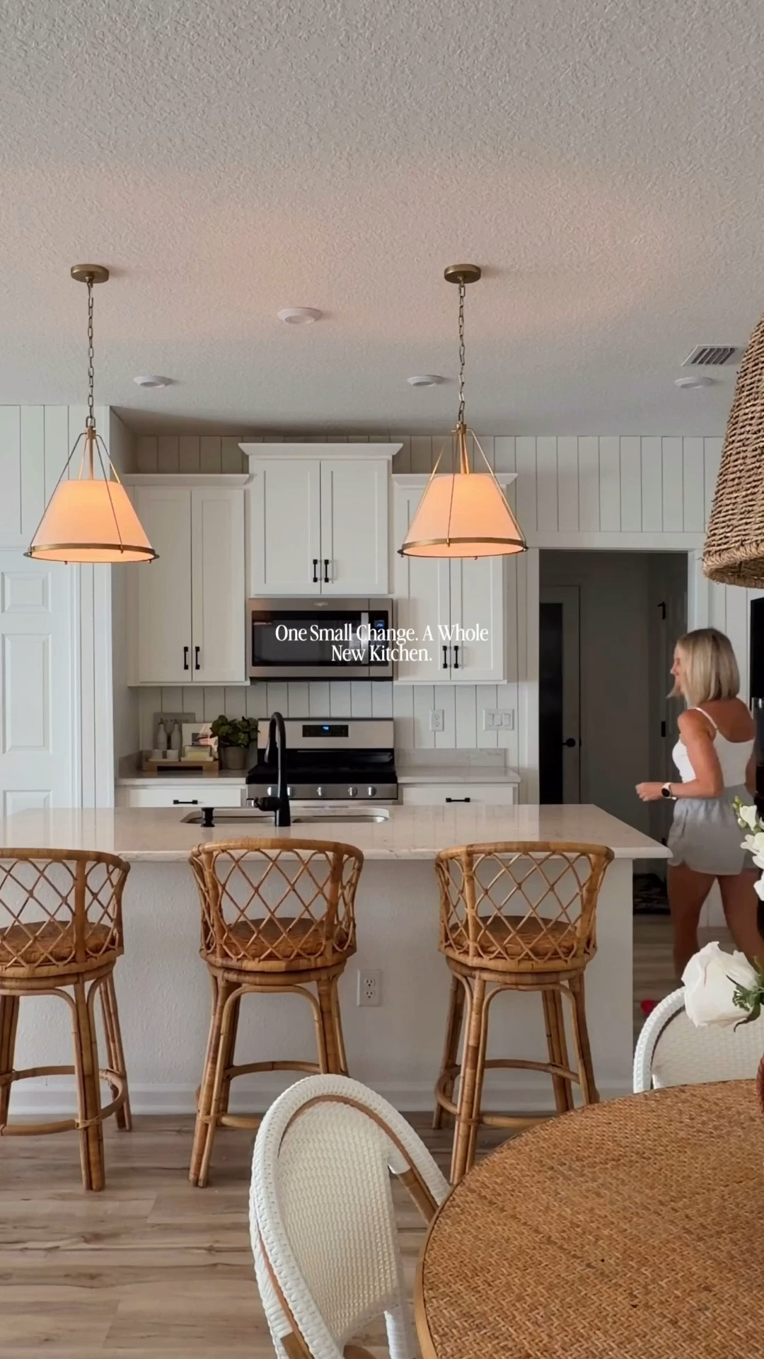 Wish I would have found these lights a long time ago they truly changed the entire look of our kitchen and this is only the beginning. I’m obsessed 🫶🏼

#LTKHome #LTKOver40 #LTKvlog