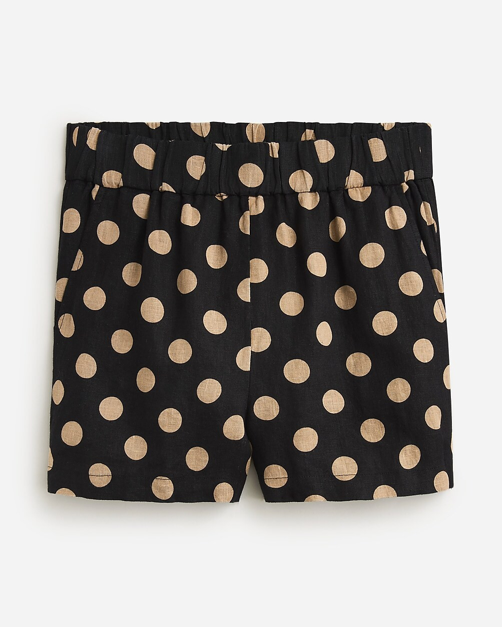 Tropez short in dot linen | J. Crew US