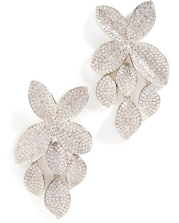 SHASHI Women's Pave Flower Drop Earrings | Amazon (US)