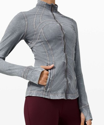 LULULEMON GORGEOUS ANTI-PILLING NULUX Define Jacket NWT *ICE DYE* Grey Sz 6 | eBay US