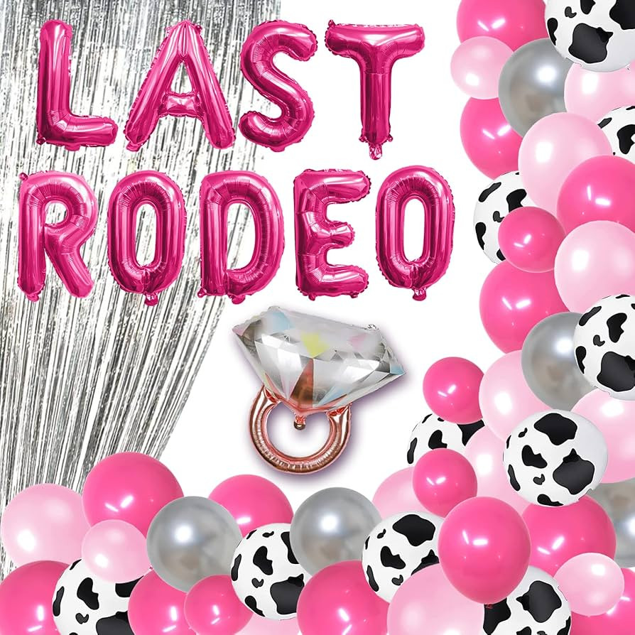 Cowgirl Bachelorette Party Decorations Naughty, Last Rodeo Bachelorette Party Decorations Nashvil... | Amazon (US)