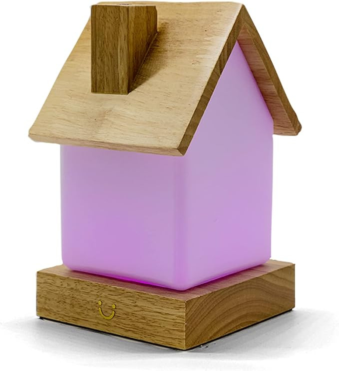 LuvLink Home Friendship Lamp v2 Extended WiFi Range - Bluetooth Setup - Wood & Glass Design (Sing... | Amazon (US)