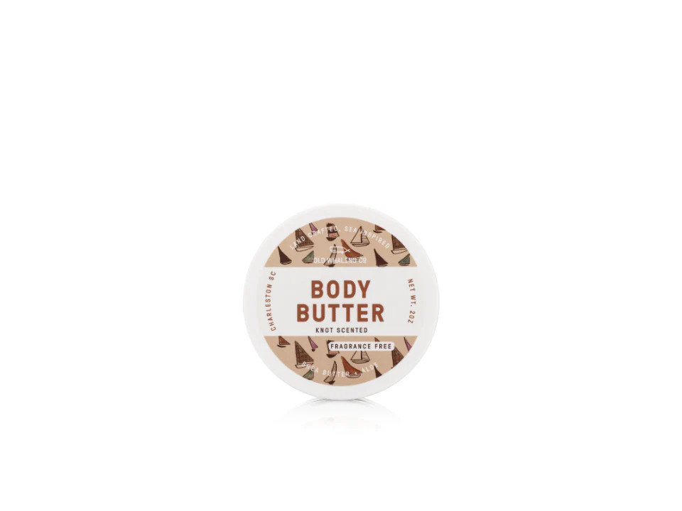 Travel Size Knot Scented (Fragrance Free) Body Butter | Old Whaling Company