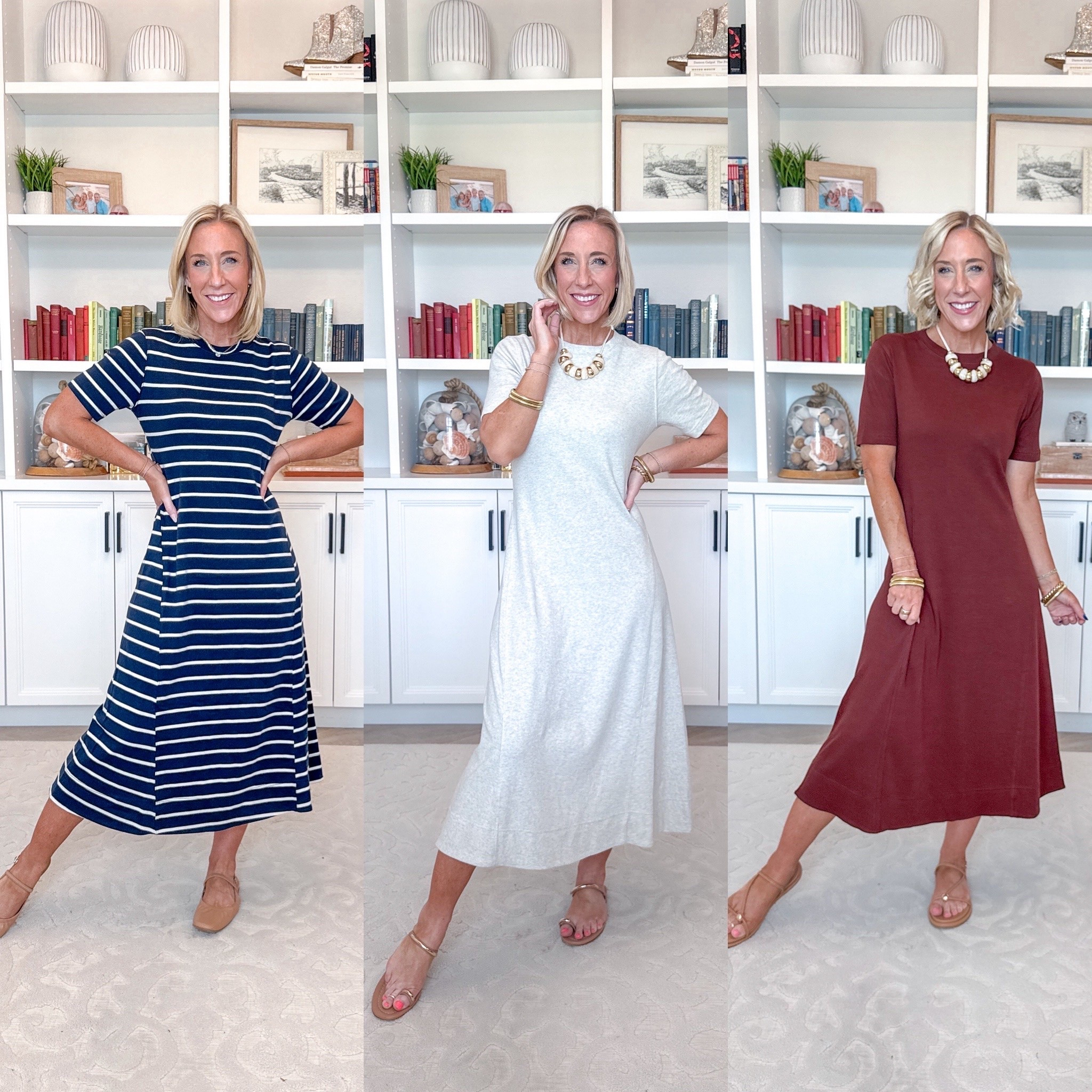 One dress - 3 colors. (Wearing an xs).

#LTKSaleAlert #LTKOver40 #LTKSeasonal