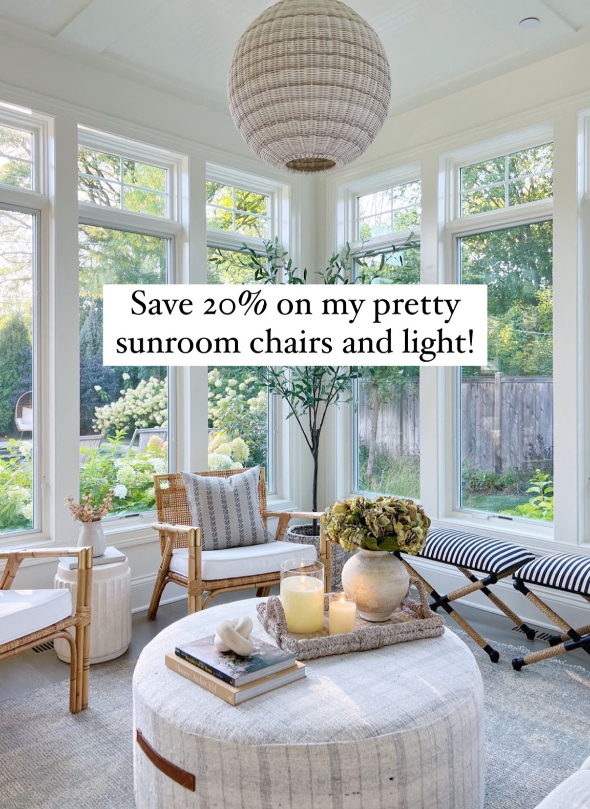 Save 20% on these gorgeous rattan chairs and this pendant light! Code: HOMELOVE

#accentchair #homedecor #falldecor #livingroom #coffeetable

#LTKsalealert #LTKSeasonal #LTKhome