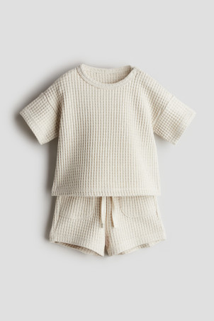 Sweatshirt Overall Shorts - Dark blue - Kids | H&M US | H&M (US + CA)
