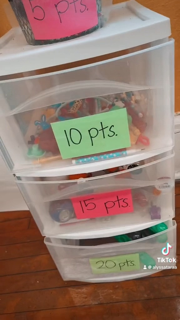 My classroom prize bin system🍎

Teachers of LTK
Classroom reward system
Classroom prize bin 
Classroom management 
First grade teacher 