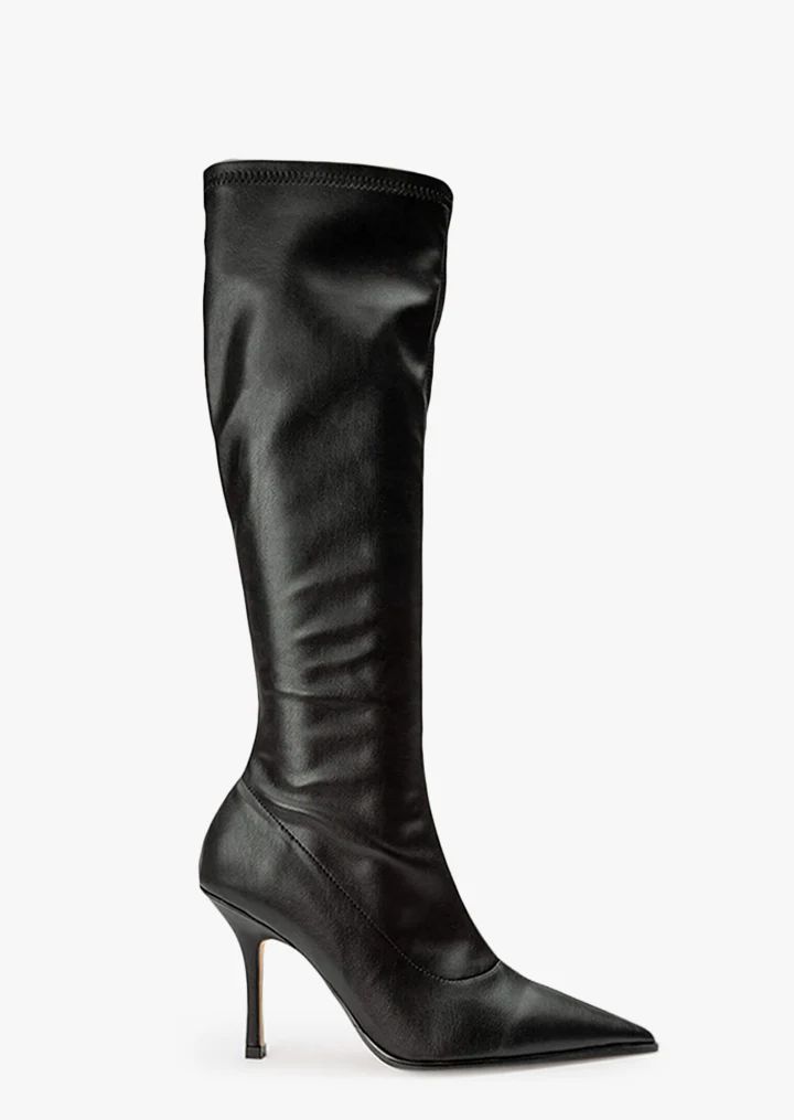 Knight Black Venezia Calf Boots | Boots | Tony Bianco USA | Tony Bianco US | Tony Bianco US