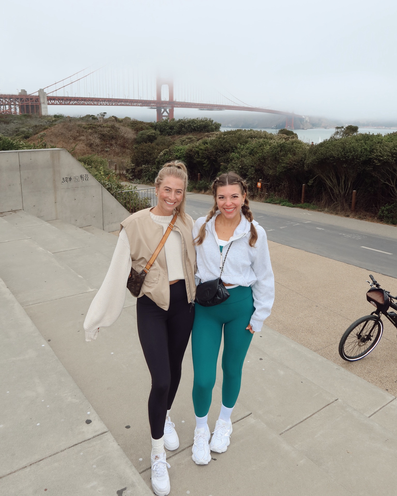 Teal workout fitness set activewear hiking set with sneakers and half zip sweatshirt. 

Wearing an ca in top and small in pants and sweatshirt. 

Abercrombie code: afltk
Dibs code: emerson [unbothered bronze & strawberry summer]
Electric picks code: emerson20

#LTKActive #LTKShoeCrush #LTKFitness