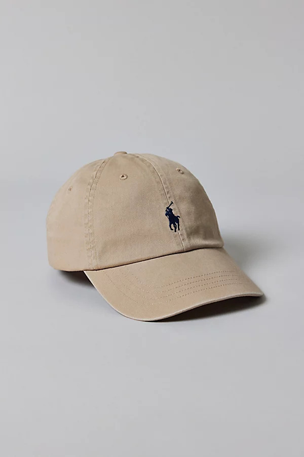 Polo Ralph Lauren Sport Chino Baseball Hat in Nubuck, Men's at Urban Outfitters | Urban Outfitters (US and RoW)