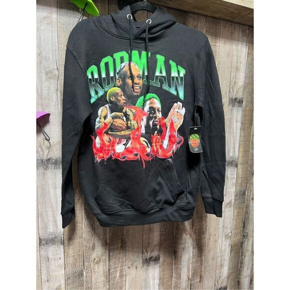 Dennis Rodman Black Hoodie NWT | Poshmark