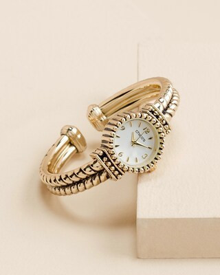 Goldtone Cuff Watch | Chico's