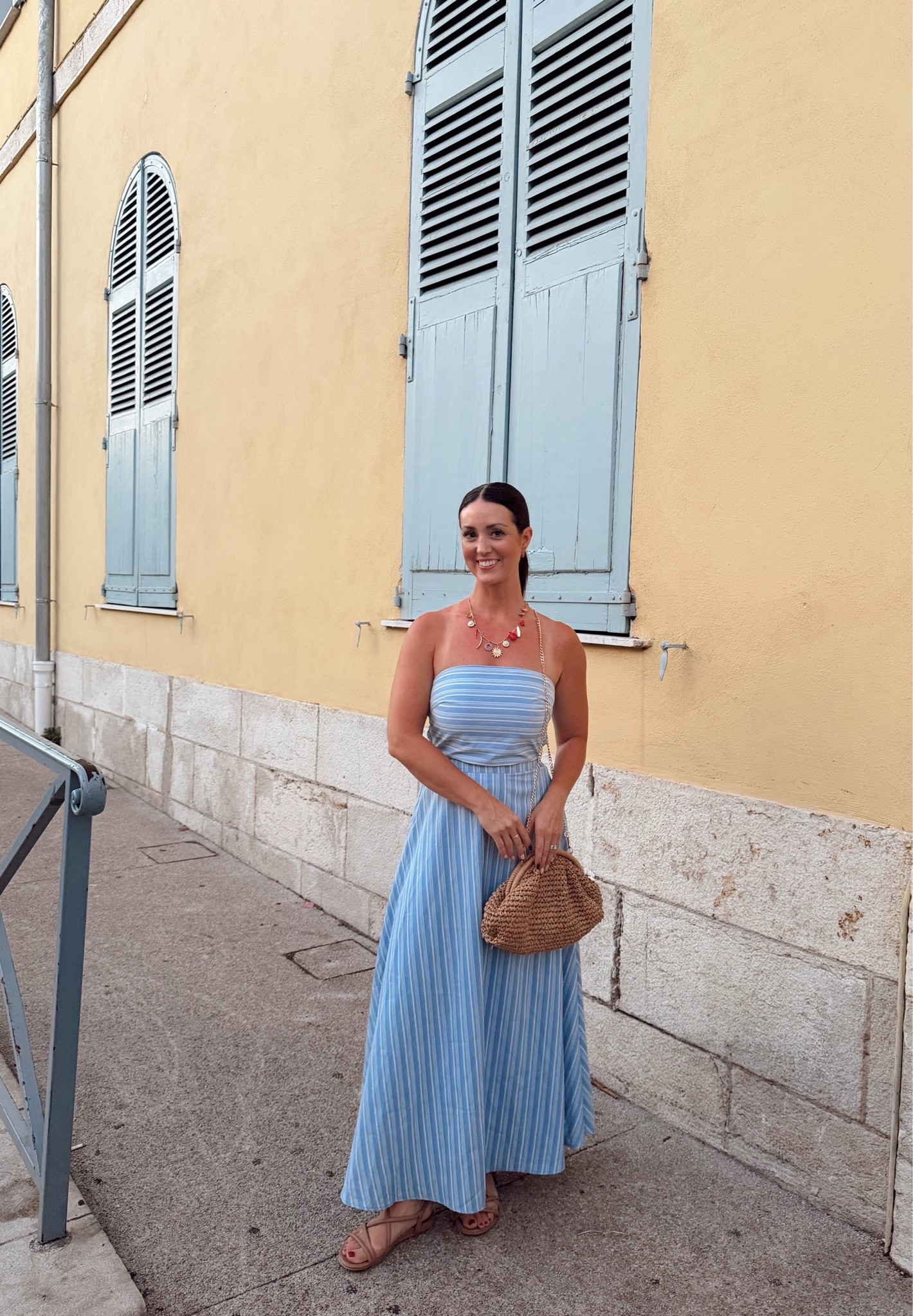 Coastal blue two-piece dress ! Dinner in Antibes, France.

#LTKSeasonal #LTKOver40 #LTKmomlife