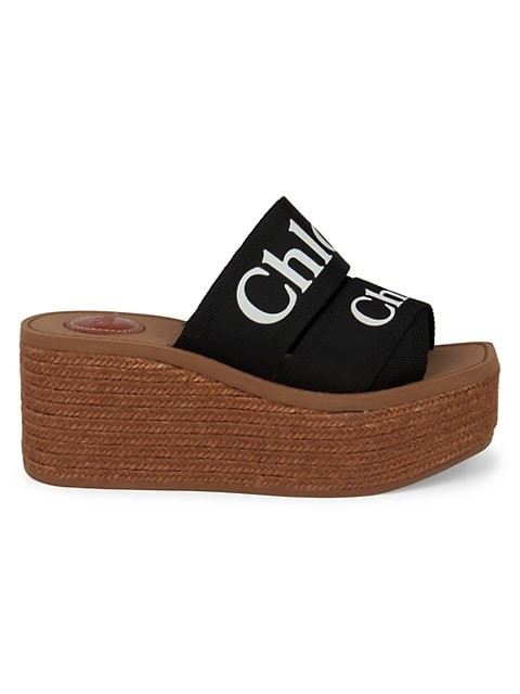 Woody Espadrille Platform Wedge Mules- Chloe Wedge  | Saks Fifth Avenue