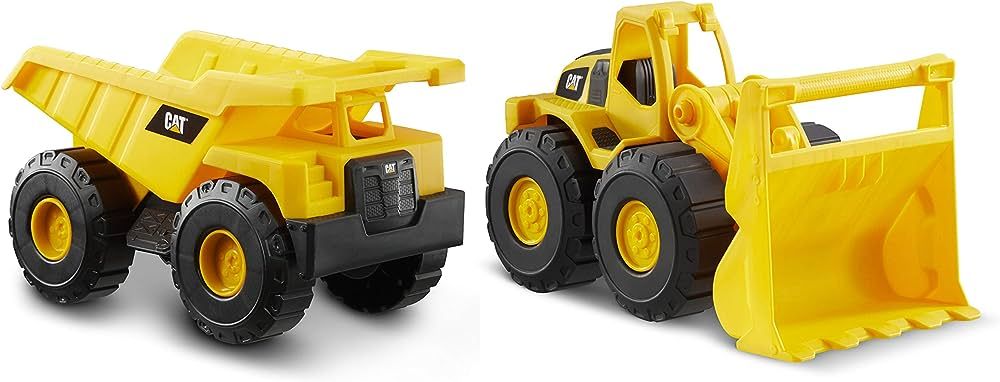 CatToysOfficial, CAT Construction 7" Mini Crew 2 Pack with Dump Truck and Loader, Kids Toys for A... | Amazon (US)