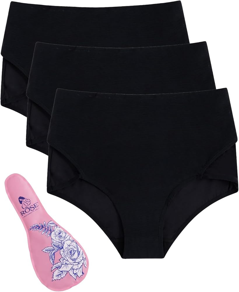 RoseRelief Postpartum Recovery 4-Piece Saver Set, 3 x Underwear + 1 SoothingPetals | Amazon (US)