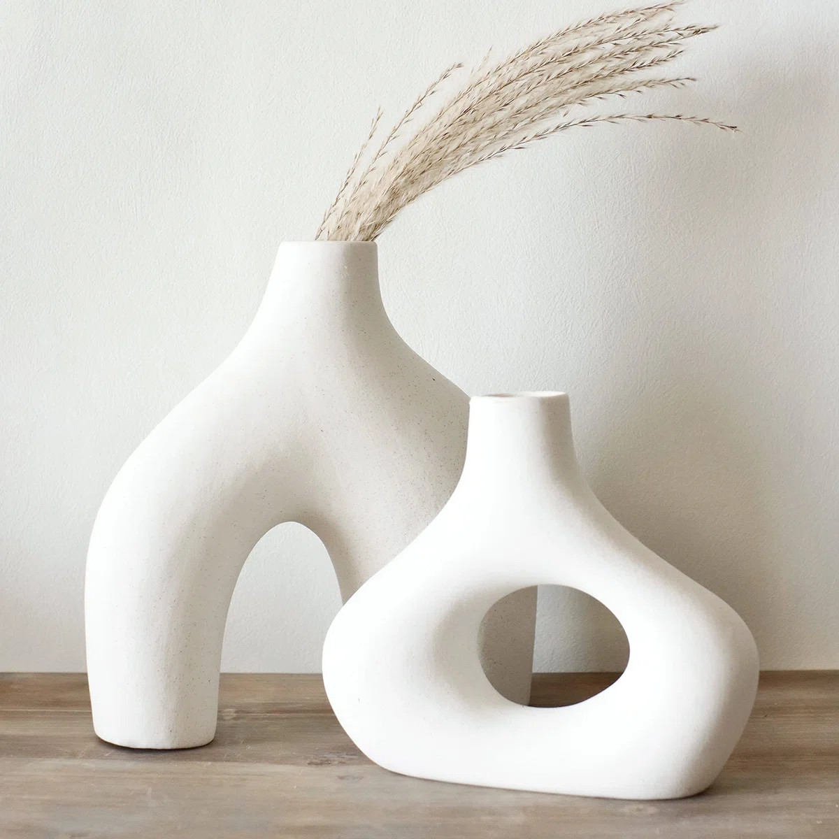 Minimalist Nordic style ceramic hollow decorative vase | Wayfair North America