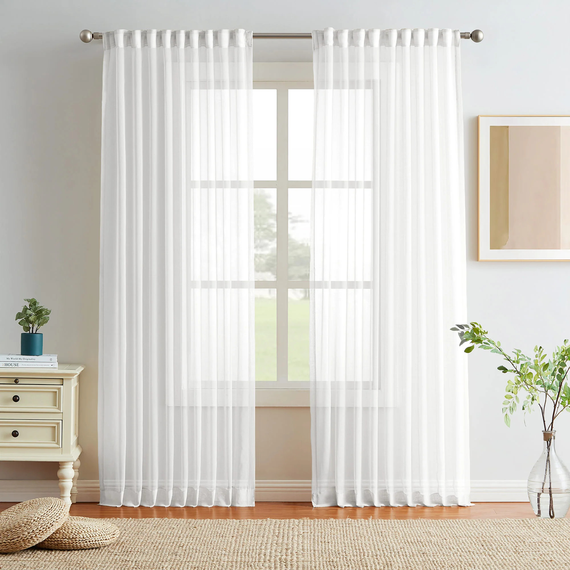 Lilith Light Sheer Curtains | Curtarra