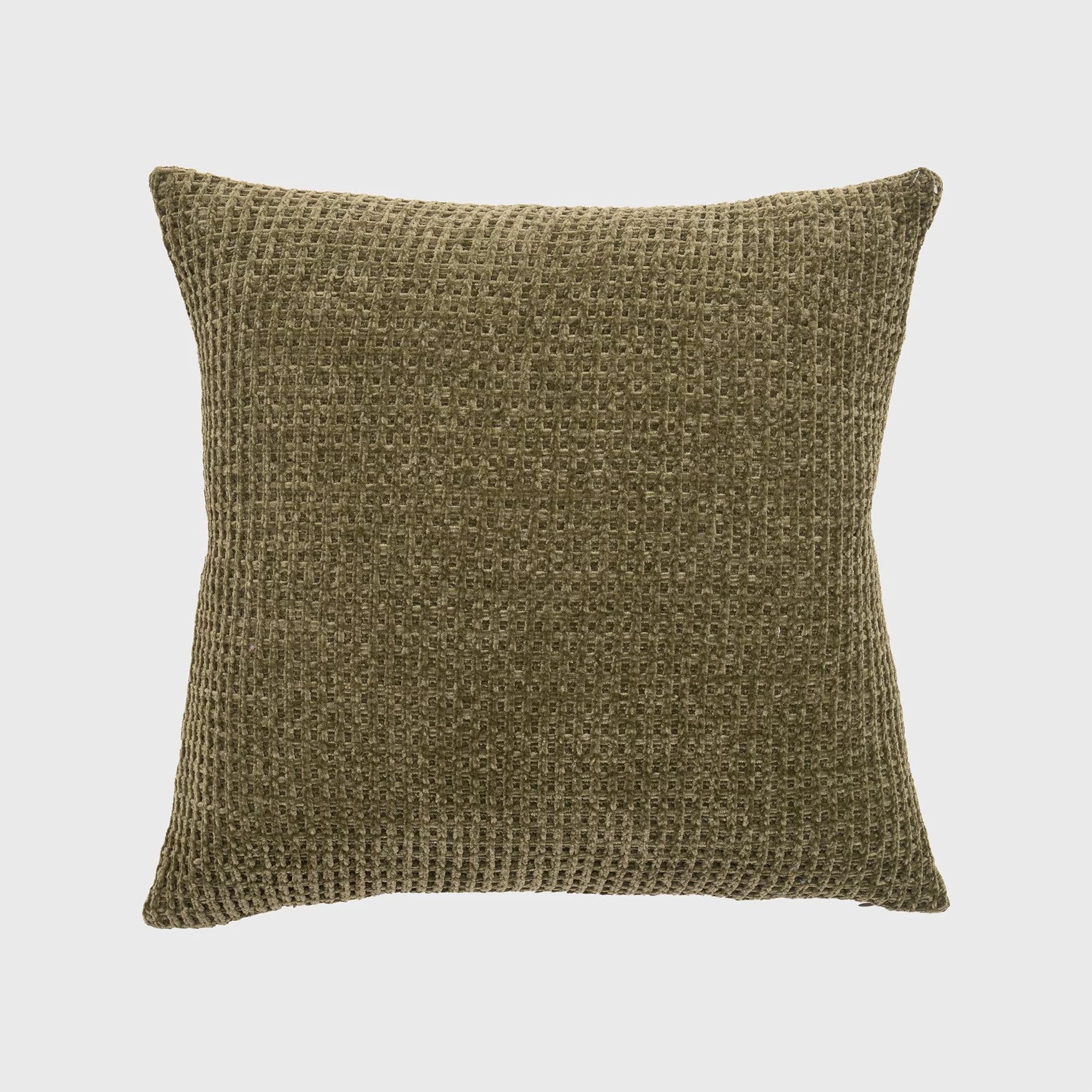 Evergrace Amor Chenille Knit Assent Pillow 20"x20",Winter Moss Green,1 Pack | Walmart (US)