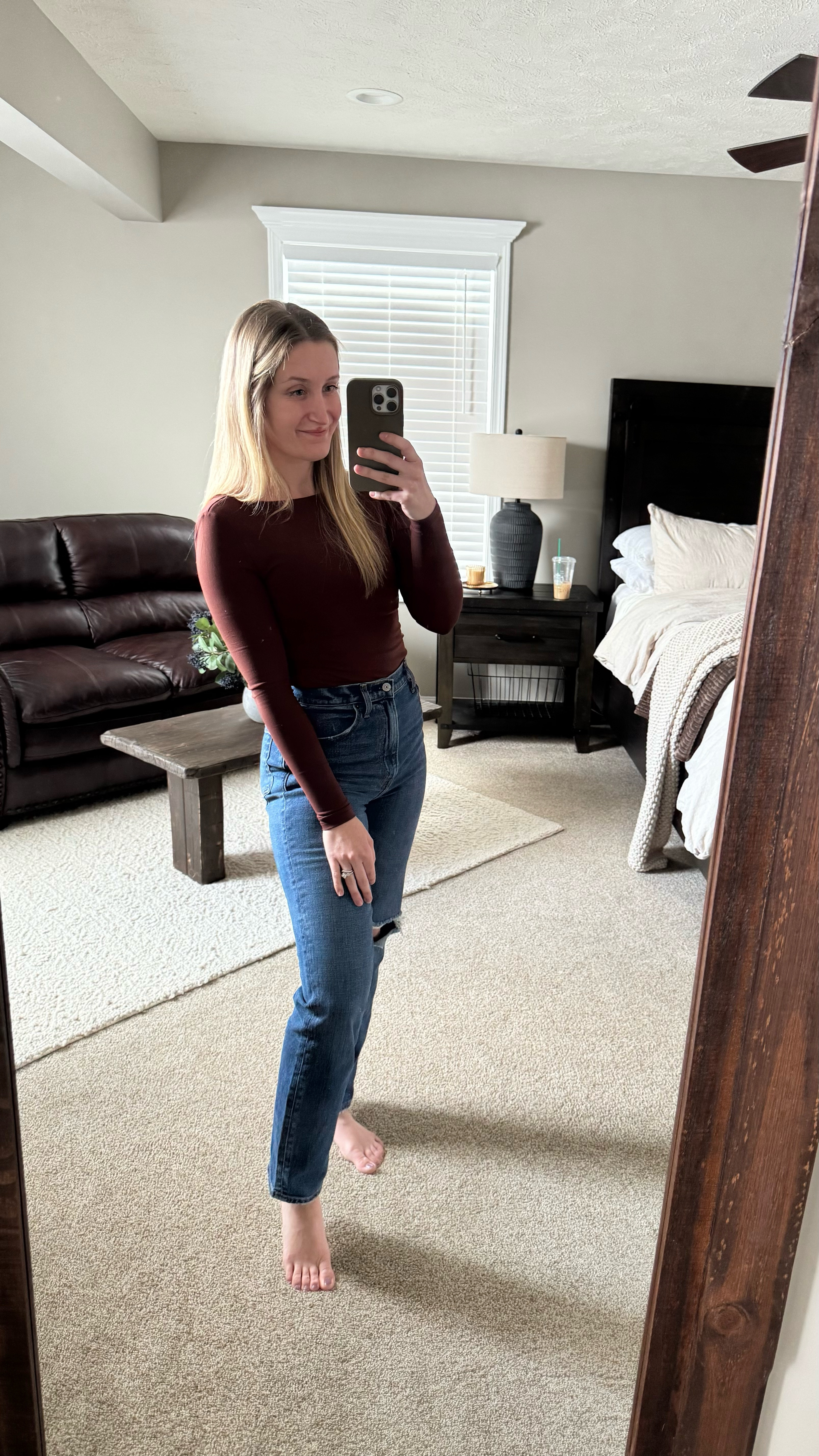 I will be living in this outfit 👍🏻

Nuuds bodysuit is in XS - I wanted a tighter fit but it’s not too tight! Love the scoop back!

Abercrombie Jeans - Curve love straight jean - 25L (usually a 26)

#LTKMostLoved #LTKStyleTip #LTKFindsUnder100