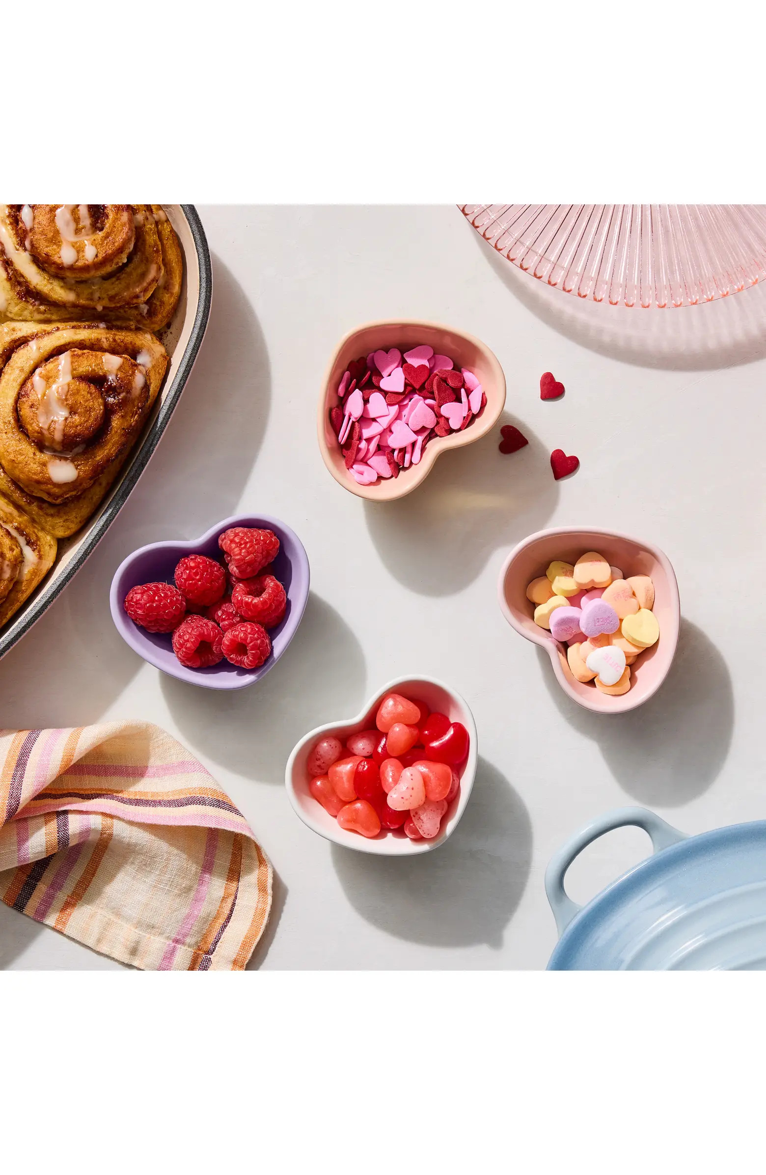Set of 4 Stoneware Mini Heart Bowls | Nordstrom