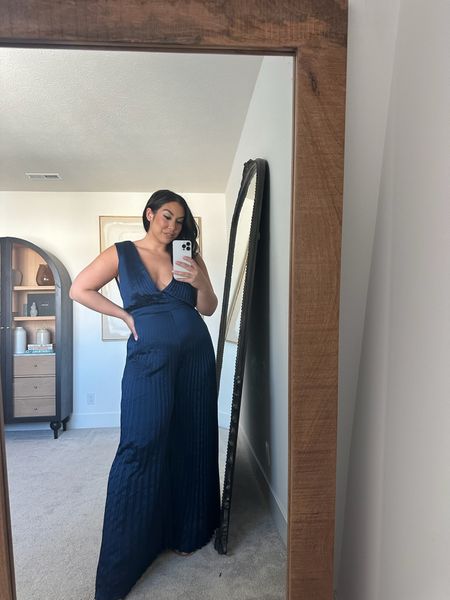 Midsize spring wedding guest jumpsuit from Abercrombie! Wearing a size large.

Spring dress, wedding guest dress, midsize formal dress, curvy fashion, curvy style, 

#LTKmidsize #LTKstyletip #LTKwedding